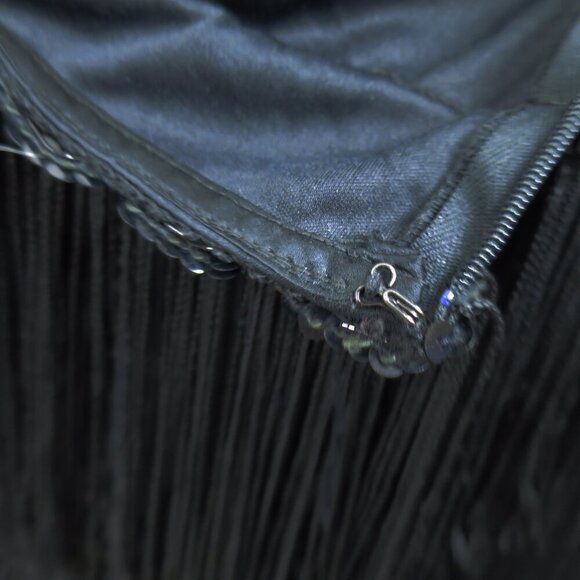 Betsey Johnson Cascade Fringe Skirt Y2K Size L NWT - Picture 8 of 10